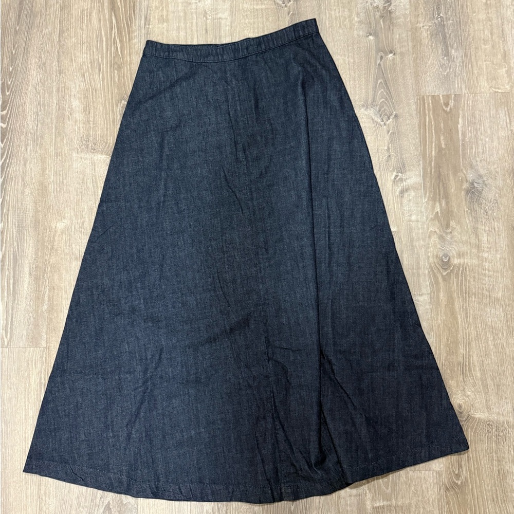 Nili lotan Astrid denim skirt 32 nwt maxi - Picture 10 of 10